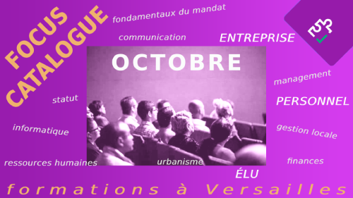 Focus sur vos formations prévues en octobre