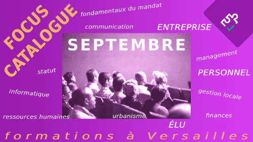 Focus sur vos formations prévues en septembre